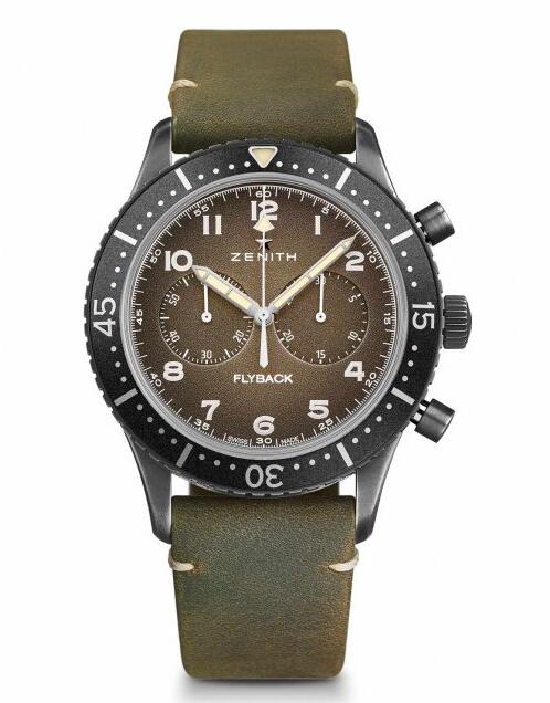 Replica Watch Zenith Pilot Cronometro Tipo CP-2 Flyback 11.2240.405/21.C773 Stainless Steel - Leather Bracelet